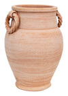 Biscottini PORTAOMBRELLI ANFORA/ORCIO CON ANELLI IN TERRACOTTA FATTO A MANO SUL TORNIO PER PIANTE E FIORI L32XPR32XH46 CM
