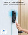 Campanello video Reolink Smart 2K+ Wired PoE Video Doorbell due vie angolo di visione 180°