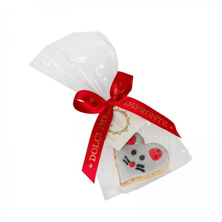 Dolci Impronte Biscotto Topino all'aroma di Salmone per Gatti 22gr