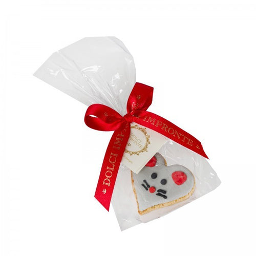 Dolci Impronte Biscotto Topino all'aroma di Salmone per Gatti 22gr