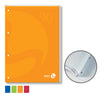 Blocco Notes Collato Lato Lungo A4 4Fori 90Gr 50Fg 4Mm Cop.250Gr Bm