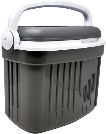 Set 2 Frigo bar termico da mare e campeggio con maniglia a serratura 8 e 32 lt
