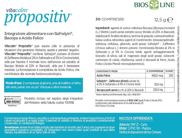 VitaCalm Propositiv 30 Compresse