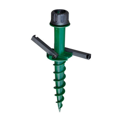 Supporto per ombrelloni da mare con trivella per fissaggio ombrelloni