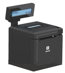 Stampante Fiscale RT Olivetti PrintO Nera + 1 anno Licenza AIR + Display Cliente