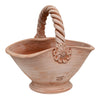 Biscottini Paniere, Paniere, Cesto, Vaso in Terracotta 100% Made in Italy interamente Lavorato a Mano L46XPR34XH46 CM