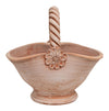 Biscottini Biscottini Vaso Paniere Cesto Terracotta 46x34x46 Made in Italy Lavorato a Mano