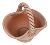 Biscottini Paniere, Paniere, Cesto, Vaso in Terracotta 100% Made in Italy interamente Lavorato a Mano L46XPR34XH46 CM