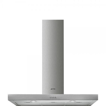 Smeg Cappa Aspirante A Muro 90cm 175w C Luce Led Inox Kate900ex