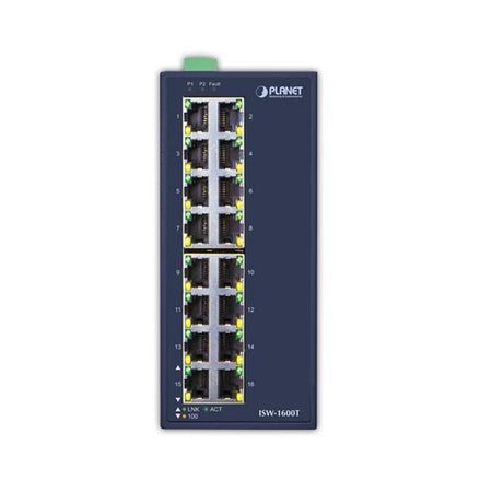 IP30 Industrial 16-Port