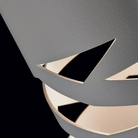 Abat-jour Illuminando CHIMERA LU E27 LED lampada tavolo moderna metallo bianco cilindro interno