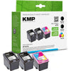 KMP 1719,4055 cartuccia d'inchiostro 3 pz Compatibile Nero, Ciano, Magenta, Giallo (KMP 1719,4055 bl?kpatron 3 stk Kompati)