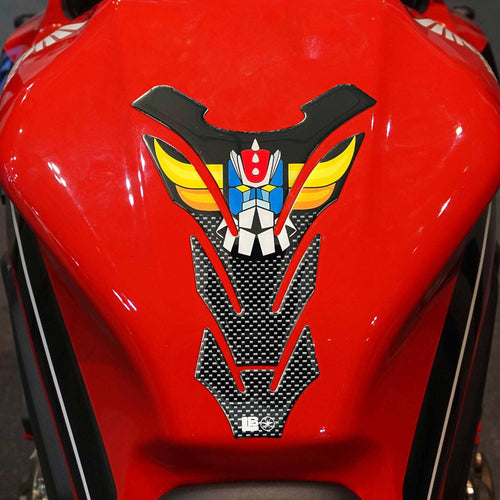 Paraserbatoio Adesivo 3D Ufo Robot Goldrake Grendizer Protezione Serbatoio moto