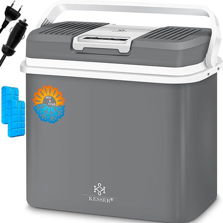 Borsa Frigo termoelettrica 12 e 230 V per auto e campeggio 24 lt