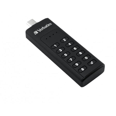 Verbatim Keypad Secure - Memoria USB 3.0 con tastierino d\'?accesso e crittografia dei dati - 64 GB - Nero