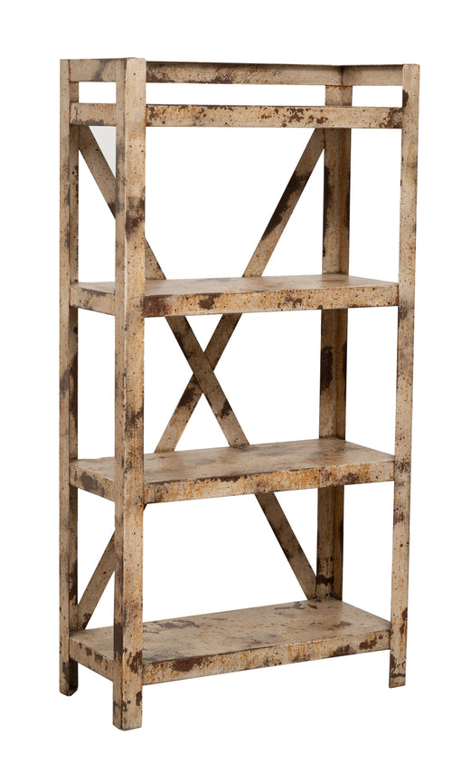 Biscottini Etagere Scaffale Biscottini Shabby Ferro Anticato 3 Ripiani 40x18x78 Decorativo