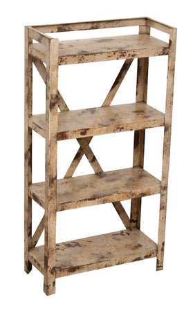 Biscottini Etagere Shabby in ferro finitura naturale anticata realizzato ferro. dimensioni