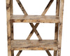Biscottini Etagere Shabby in ferro finitura naturale anticata realizzato ferro. dimensioni
