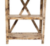 Biscottini Etagere Shabby in ferro finitura naturale anticata realizzato ferro. dimensioni