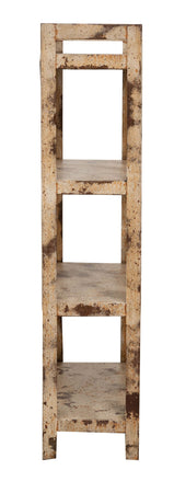 Biscottini Etagere Scaffale Biscottini Shabby Ferro Anticato 3 Ripiani 40x18x78 Decorativo
