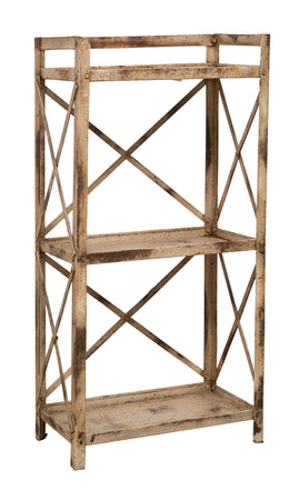 Biscottini Etagere Shabby in ferro finitura naturale anticata