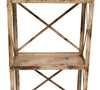 Biscottini Etagere Shabby ferro Biscottini anticato 2 ripiani 38x20x76 mobile arredo casa