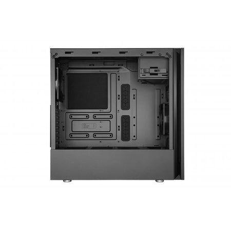 Case Silencio S600- 2USB3-3.5mm Headset Jack (Audio+Mic)-SD card reader-120mm Front Fan 120mm Rear Fan-Radiator Support-NO PSU