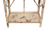 Biscottini Biscottini Etagere Shabby in Ferro Anticaro 2 Ripiani 50x27x108 Arredo Casa