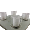 Plafoniera 4 Faretti con Vetro G9 MAX 4X40W - Serie Ibiza ALEYAY