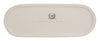 Biscottini Set bagno Savons Superfines 4 pezzi in porcellana bianca decorata L25xPR10xH21 cm