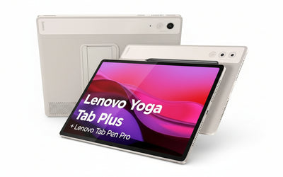 Lenovo Yoga Tab Plus Tablet  12.7 Inch 3K Display  Qualcomm Snapdragon 8 Gen 3  16GB RAM  256GB eMMC  Android 15  Seashell Tab Pen Pro