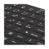 Deltaco TB-509 tastiera Universale QWERTY Nordic Nero (DELTACO TB-509 - tastatur - med pegepi)