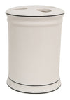 Biscottini Porta spazzolini in porcellana bianca decorata Powder Soap L8,5xPR8,5xH11,5 cm