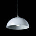 Sospensione Illuminando LORIS SP 40 E27 LED lampadario moderno policarbonato bianco lucido cupola calata interno