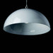 Sospensione Illuminando LORIS SP 50 E27 LED lampadario moderno policarbonato bianco lucido cupola calata interno