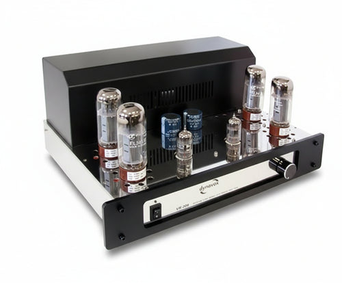 Dynavox VR-80E - Preamplificatore a valvole monocromato, colore: Nero