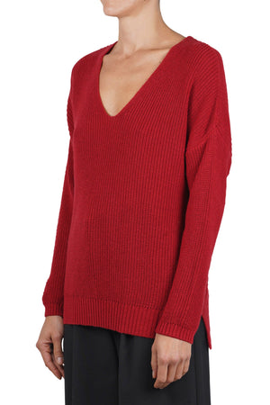 LA FEMME BLANCHE La Femme Blanche - Maglia - 461399 - Rosso da donna