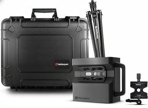 Matterport Pro2 3D 360 Degree Camera Package - Includes Pro2 3D Camera, Tripod, Clamp and Portable 20 Inch Carry Case - Virtual 3D Tour Experiences with 360 Degree Views and 4K Photography