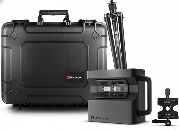 Matterport Pro2 3D 360 Degree Camera Package - Includes Pro2 3D Camera, Tripod, Clamp and Portable 20 Inch Carry Case - Virtual 3D Tour Experiences with 360 Degree Views and 4K Photography