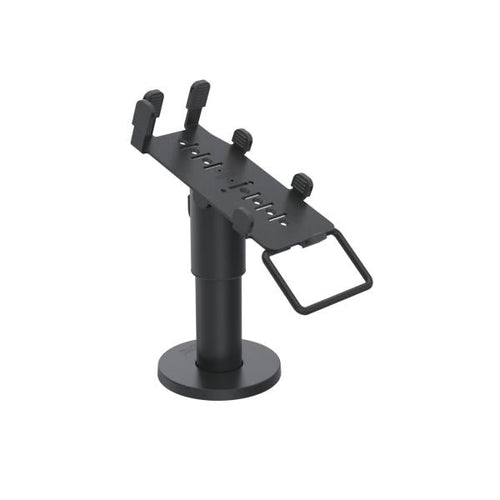 Ergonomic Solutions SpacePole Payment VER400-D-02 accessorio di sistema POS Supporto POS Nero Metallo (MULTIGRIP PLATE FOR VERIFONE - P200/P400 NO HANDLE BLACK)