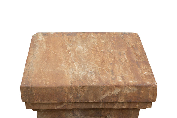 Biscottini Fontana Muro Biscottini Pietra Smontabile 40x59x125 Decorativa Giardino Esterno