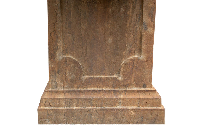 Biscottini Fontana Muro Biscottini Pietra Smontabile 40x59x125 Decorativa Giardino Esterno