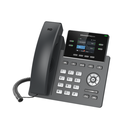 Grandstream Networks GRP2612 telefono IP Nero 2 linee (Grandstream GRP2612 - VoIP-telefon med)