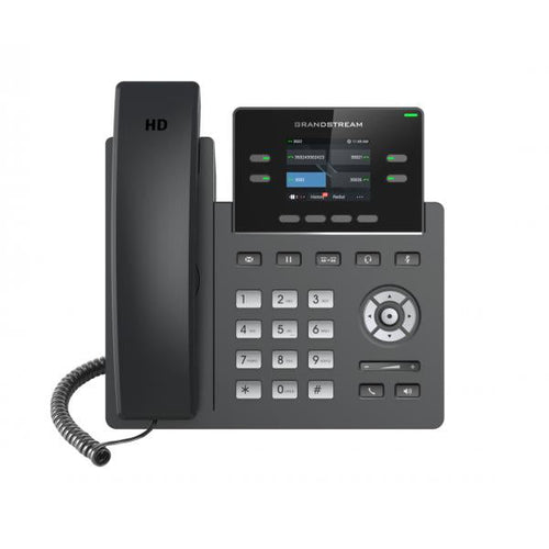 Grandstream Networks GRP2612 telefono IP Nero 2 linee (Grandstream GRP2612 - VoIP-telefon med)