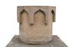 Biscottini Pozzo in pietra L120xPR120xH90 cm completo base, dimensioni Offerta Speciale
