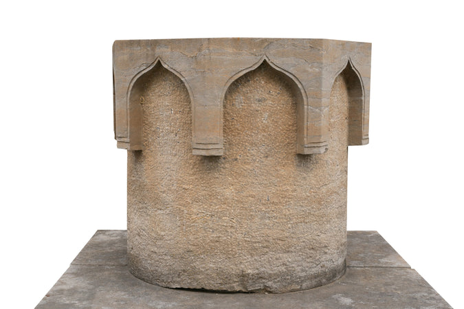 Biscottini Pozzo in pietra L120xPR120xH90 cm completo base, dimensioni Offerta Speciale