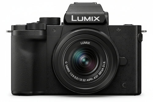 Panasonic Lumix DC-G100DKEGK Micro Four Thirds Mirrorless Camera with Lumix G Vario 12-32mm F3.5-5.6 Lens, 20.3MP, 4K 30p & FHD 60 Video, Vlogging Cam, Free Angle Monitor, USB-C Charging, Black