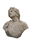 Biscottini Busto uomo in pietra L78xPR35xH80 cm realizzato completamente mano Offerta