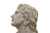 Biscottini Busto uomo in pietra L78xPR35xH80 cm realizzato completamente mano Offerta