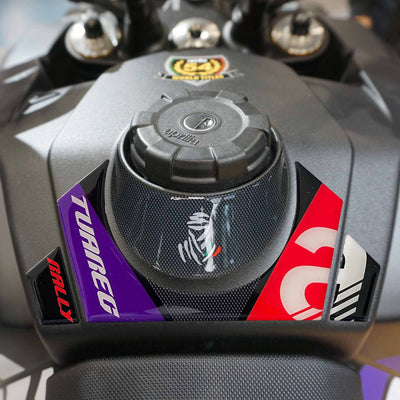 Adesivo Paraserbatoio protezione moto compatibile con Aprilia Tuareg Rally 660